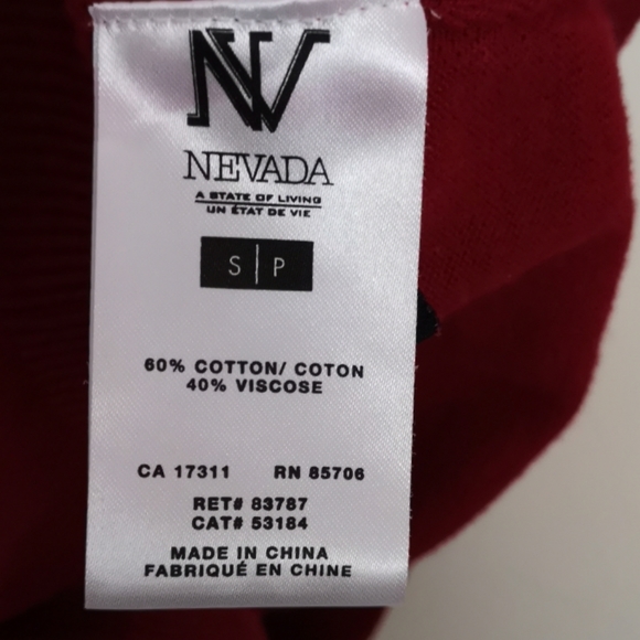 Cotton Blend Sweater with Beaded Neckline - Picture 4 of 4